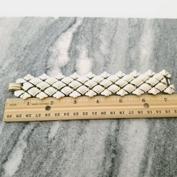 Coro Gold-Tone Geometric Bracelet - Picture 3 of 5